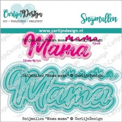 CarlijnDesign Stanzschablonen - Mama